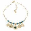 BRACELET GOLD CELEBRITY NEREZOVÁ OCEL